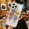 Аниме Чехол Toei Animation для iPhone 17 16 15 14 13 12 Pro Max Plus С Магнитным Кристально Чистым Чехлом Беспроводная Зарядка
