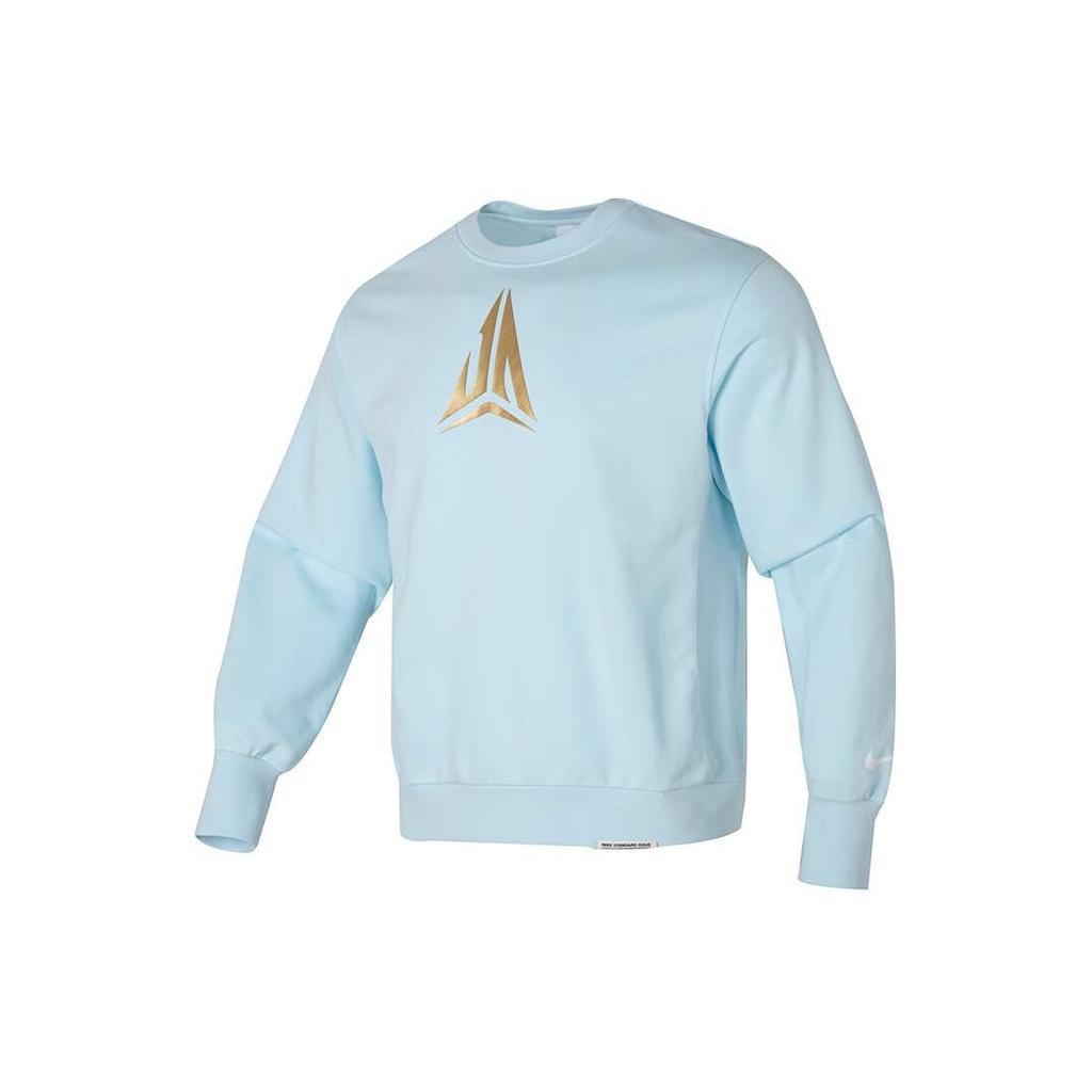 Nike Ja Morant Series Year Of The Dragon Limited Edition Толстовка с круглым вырезом и принтом, Мужская толстовка синего цвета FZ5735-474