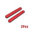2pcs Motorcycle Bumper Mark Reflector Accessories Motorcycle Body Reflective Safety Strip Motorcycle Warning Strip Stickers
