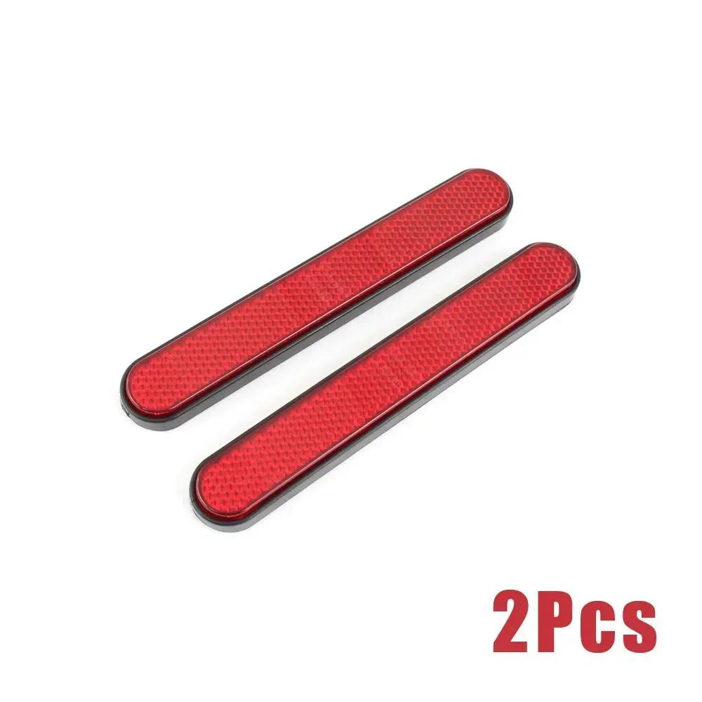 2pcs Motorcycle Bumper Mark Reflector Accessories Motorcycle Body Reflective Safety Strip Motorcycle Warning Strip Stickers