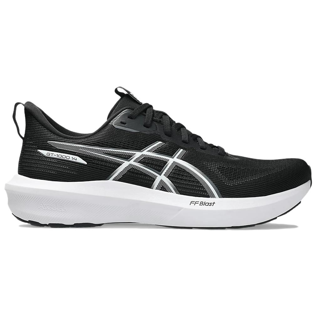 Asics Мужские кроссовки GT 1000 14, черно-белые, артикул 1011C077-002