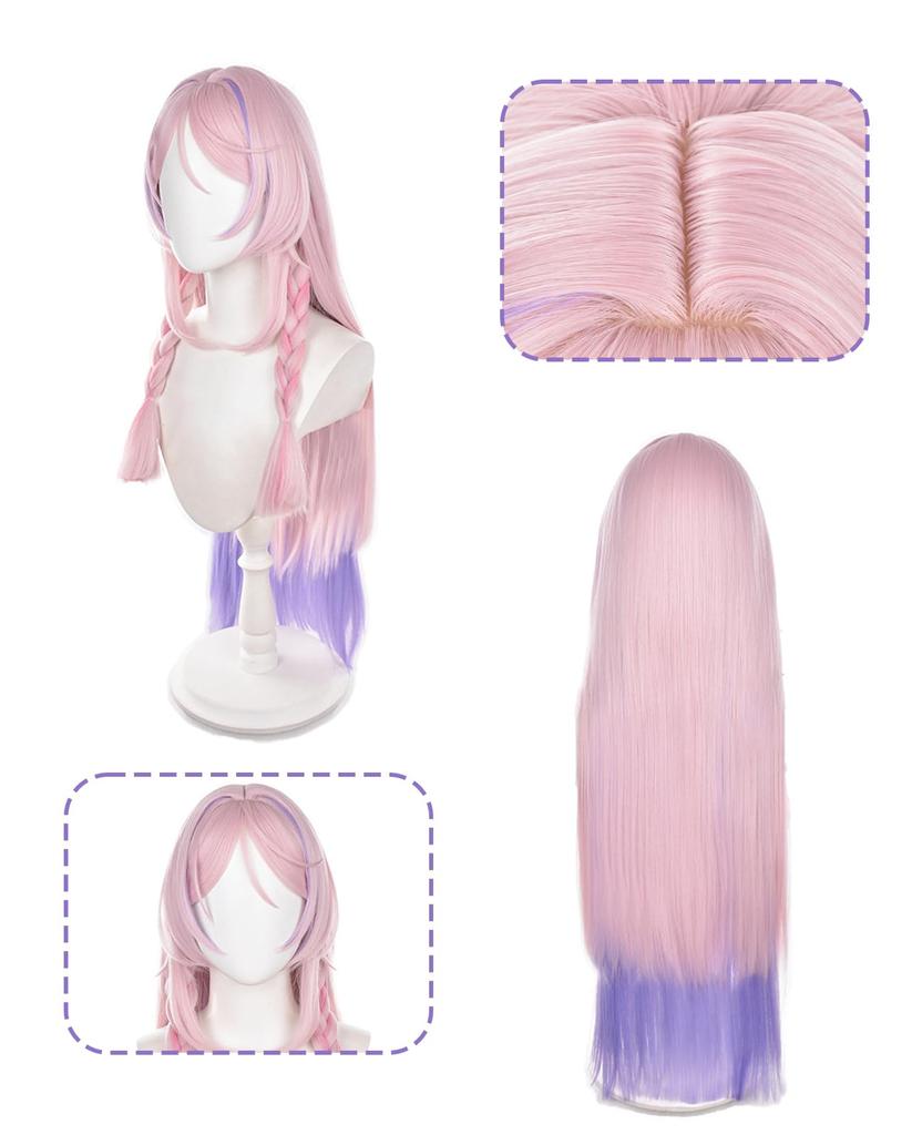 [CR ROLECOS] Genshin Impact Citrali Cosplay Costume with Wig, Full Set for Adults, Perfect for School Festivals (XL)