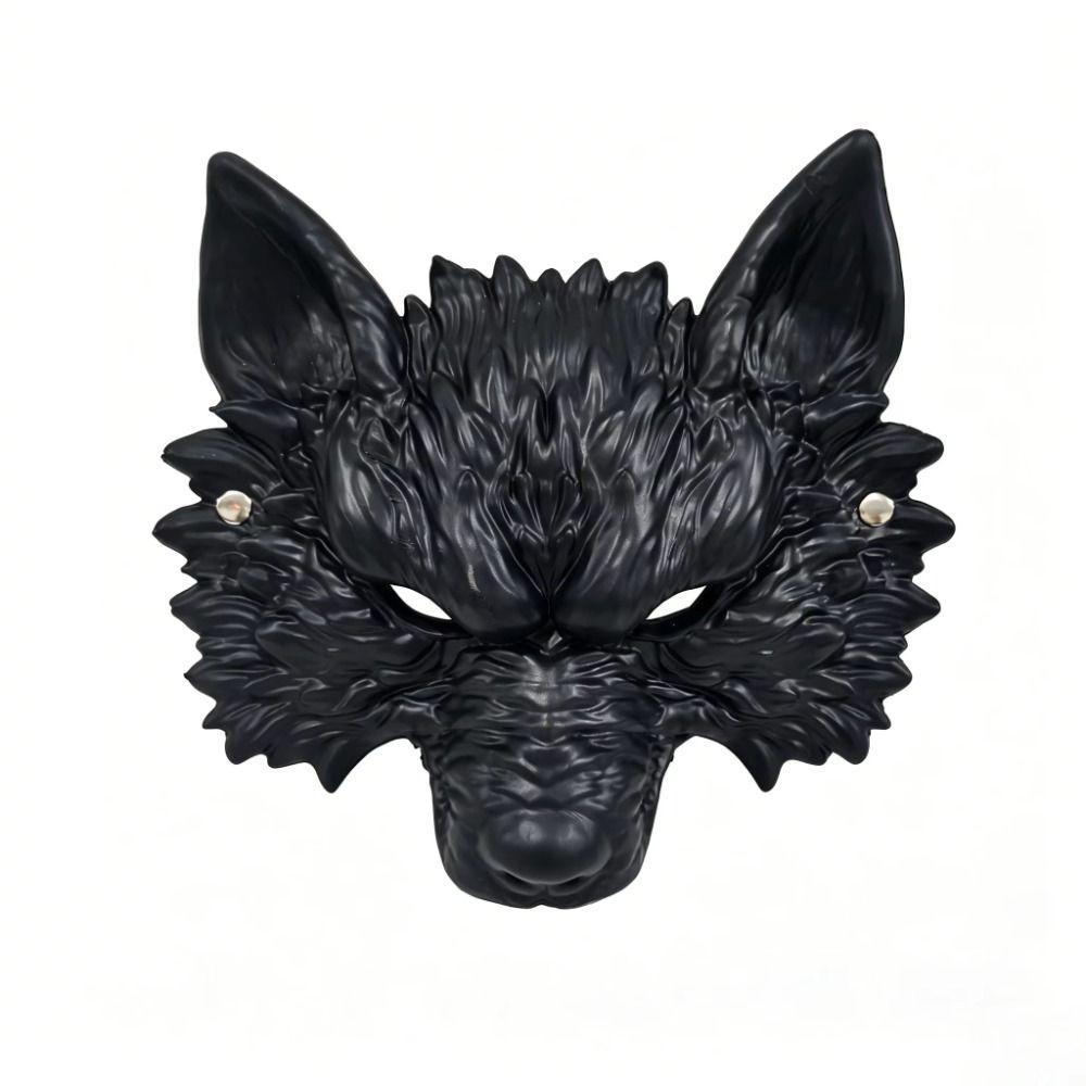 Funny Cosplay Halloween Wolf Mask 3D Fur Texture Werewolf Mask Party Costume Mask  Dress Up Prop