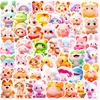 50Pcs Cute Animal Stickers Self-Adhesive Removable Waterproof Easy-Peel Laptop Scrapbook Notebook Skateboard Decals