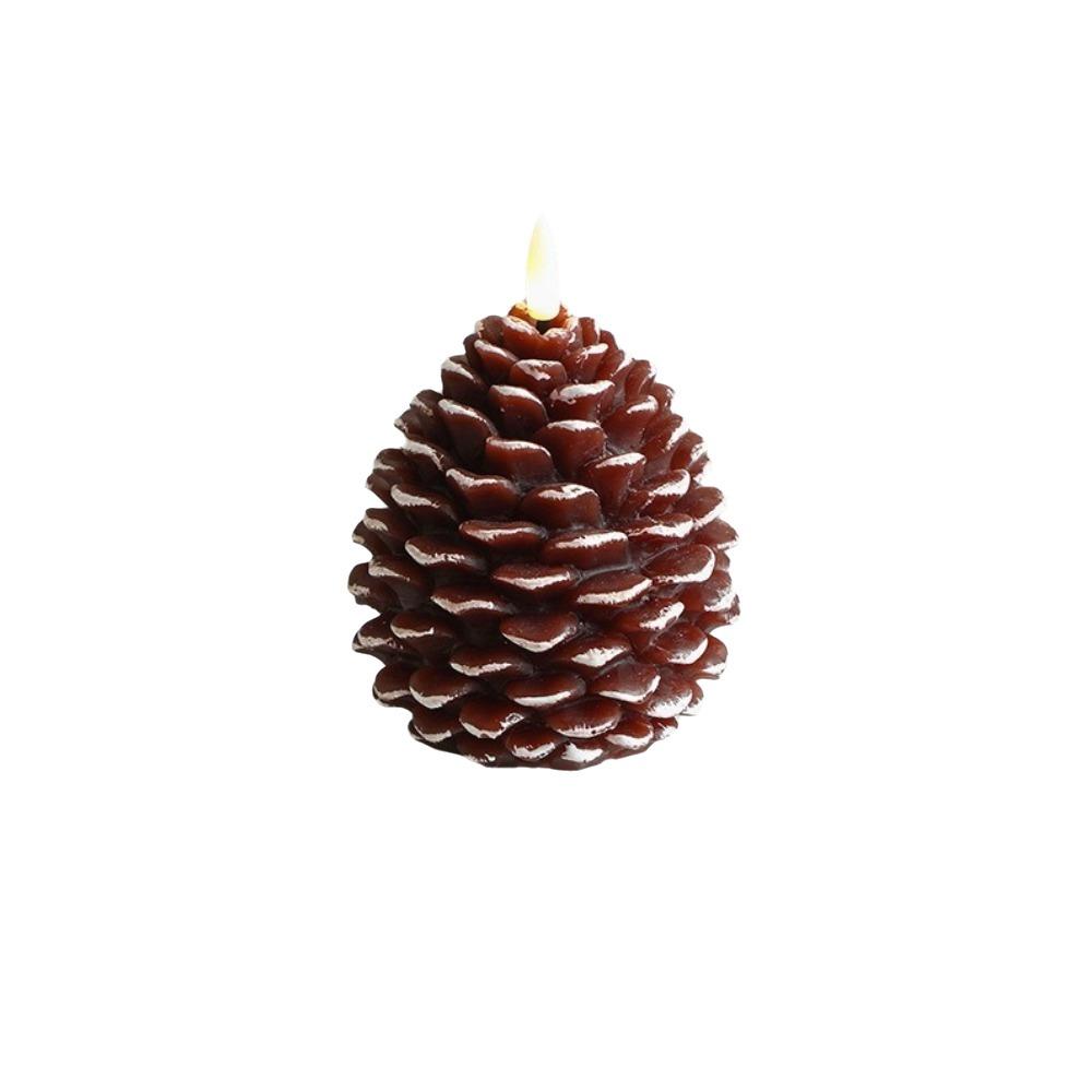 Paraffin Wax Christmas LED Candle Lights Electric Lights Fake Candles Christmas Ornaments