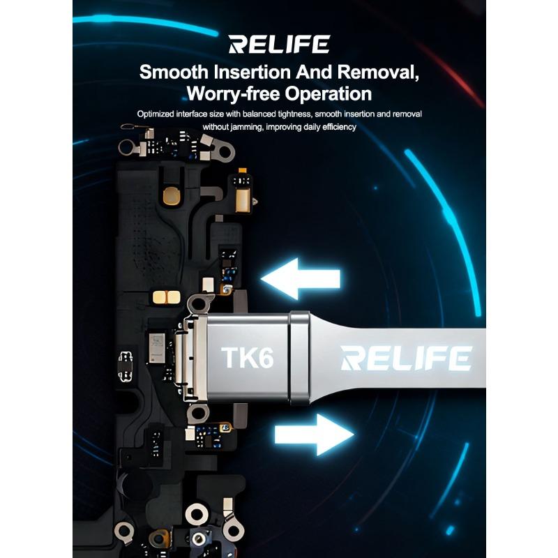 RELIFE TK6 TYPE-C Tail Plug Anti Melting Protective for Mobile Phone Tail Plug Maintenance Disassembly Welding Repair Tools