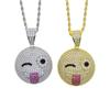2022 Хип-хоп Подвеска-ожерелье Призрачное лицо для женщин - Европейская и американская трендовая бижутерия