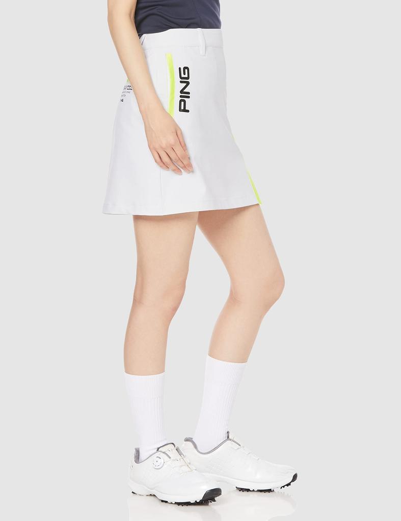 Юбка для гольфа быстросохнущая L [Pin Apparel] Женская (Растягивающийся во всех направлениях, отводящий влагу, быстросохнущий) / / 622-3134100 030_Белый