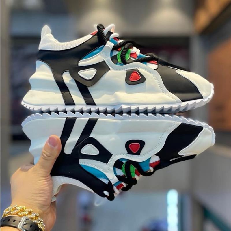 Кроссовки на платформе для мужчин 2025Новые роскошные дизайнерские повседневные туфли для мужчин Удобные вулканизированные туфли с увеличенным ростом Tenis Masculino