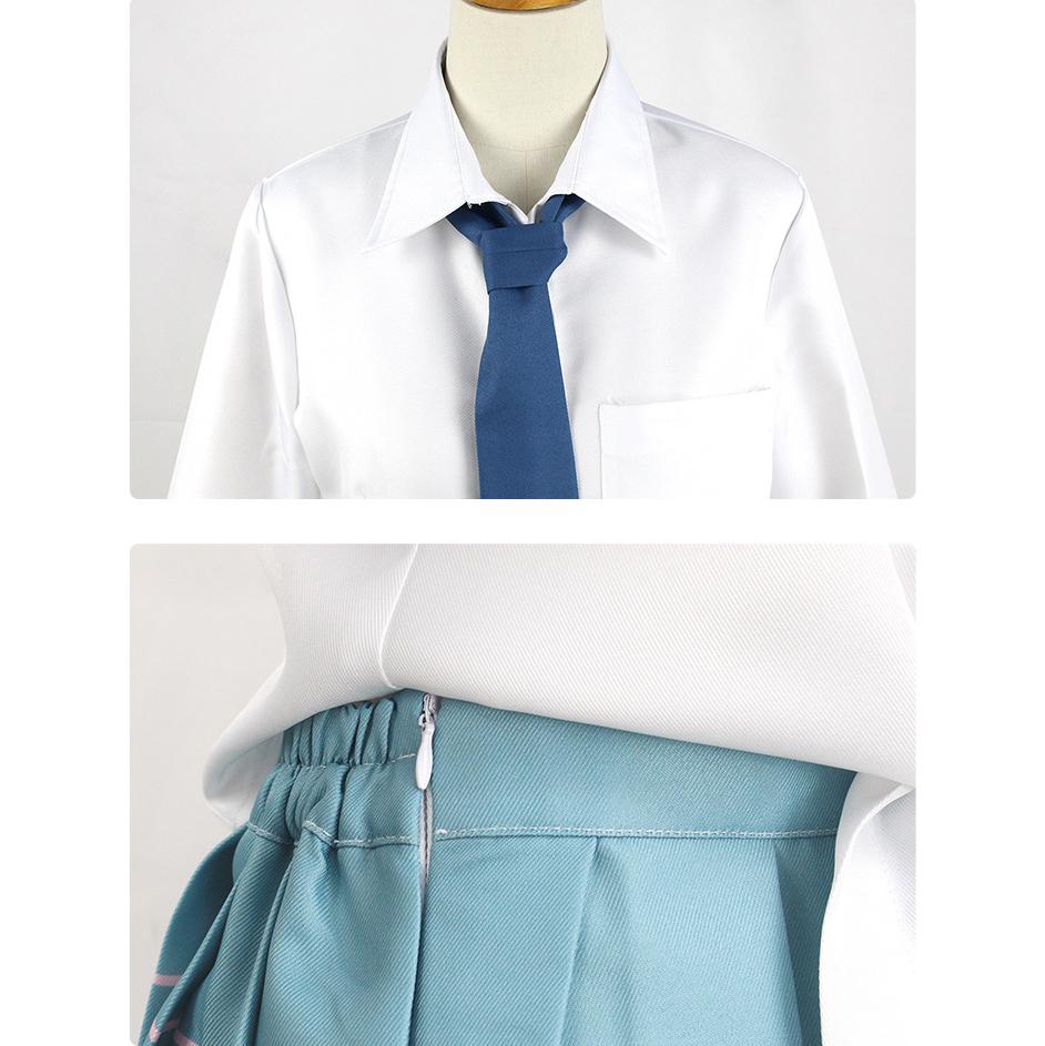 Аниме My Dress Up Darling Marin Kitagawa Косплей Костюм JK Униформа Браслет Юбка Наряды Карнавальный костюм для мероприятий Косплей Костюмы