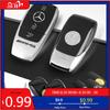 GLC GLB Car Smart Key Cover AMG Logo Key Case Modification Sticker Accessories For Mercedes Benz W205 W211 W204 W212 W176 W221