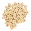 100pcs 21mm Diameter Animal Sewing Buttons Unfinished Raw Wood Bear Shape Buttons  For Sewing Crafts