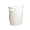 Iseto Wisteria Trash with Two Magnetic Made In Can, White, 9L, Wall-Mounted, Sheets, Japan, I-525