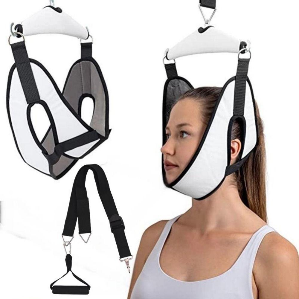 Soft Belt Cervical Neck Traction Device Adjustable Cervical Spine Orthosis Women