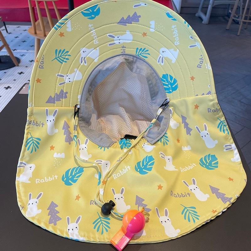 Летние детские кепки-рыбаки с защитой от УФ-излучения, кепки с широкими полями и принтом животных из мультфильмов, кепки-солнцезащитные для девочек, защита от УФ-излучения, детские сетчатые пляжные кепки