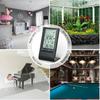Мини цифровой термометр-гигрометр, измеритель температуры и влажности в помещении, часы, метеостанция, прогноз, отображение максимальных и минимальных значений