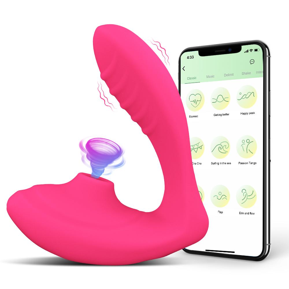 Powerful Clitoris Sucker Vibrator for Women App Controlled Clitoral Stimulator G Spot Dildo Adult Sex Toy