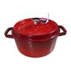 Staub Cocotte Round, 22cm, Cherry, 1102206 (40509-825-0)