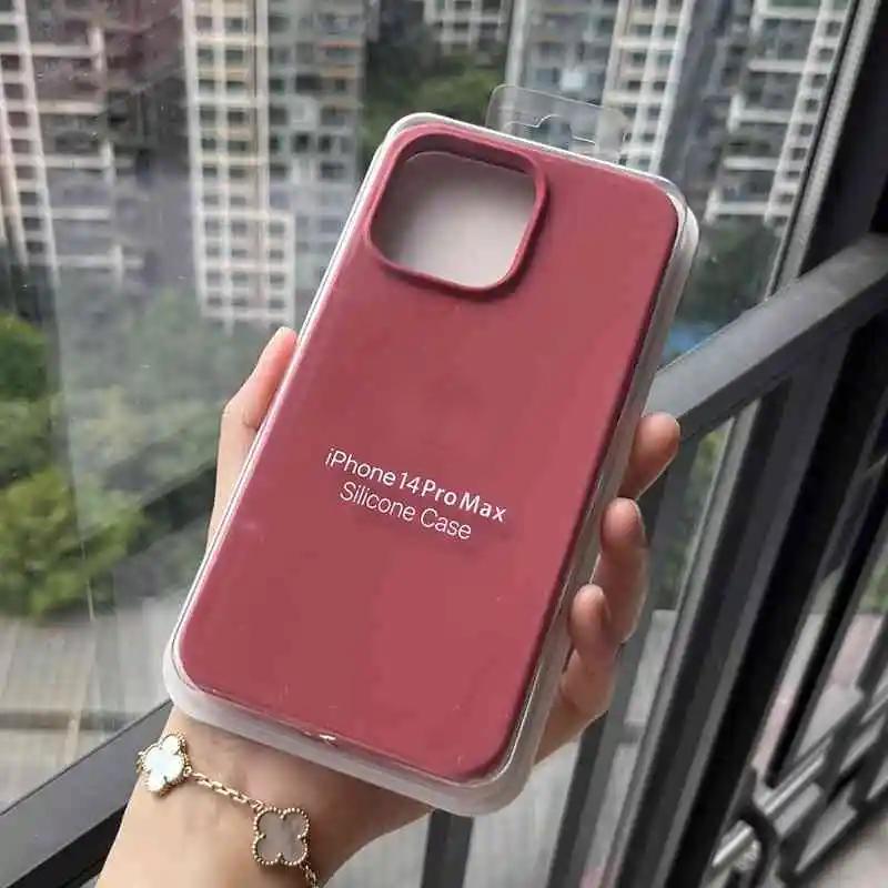 Оригинальный чехол для телефона Apple 16 Pro Max, подходящий для противоскользящего Apple 15 14 13Pro Max с полной защитой краев, чехол для телефона Apple 12 11Pro