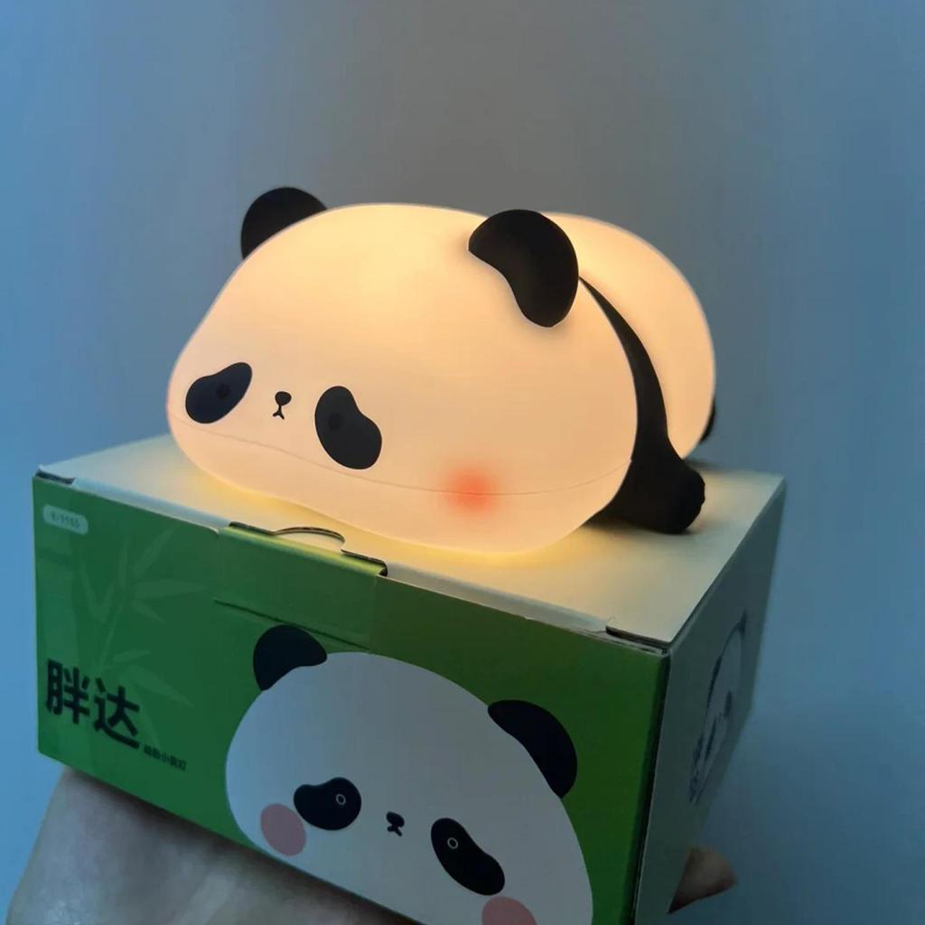 Силиконовый ночник в виде кролика - креативный прикроватный и сенсорный светильник для детей, идеальный подарок или декоративное украшение