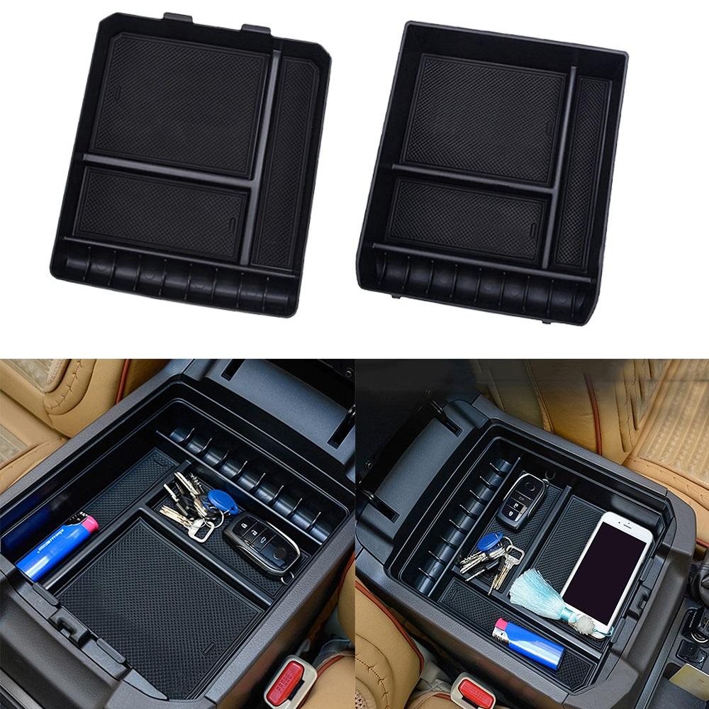 Car Center Console Storage Box Organizer Armrest Storage Box For Toyota Land Cruiser Prado 120 FJ120 ABS Stowing Tidying
