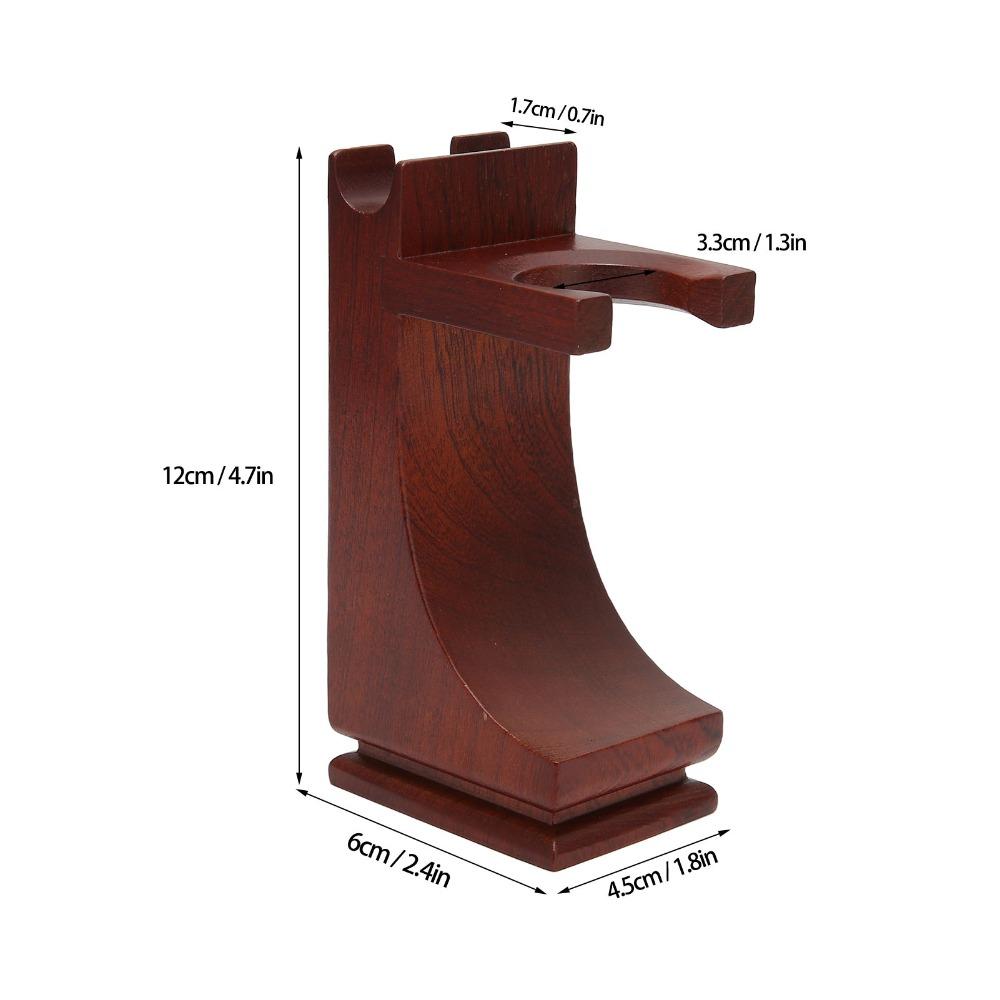 Wine Red Razor Shaving Brush Holder Stand  Home bathroom men shaving tool storage