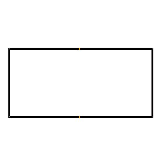 Линии для пляжного волейбола 26,3' x 52,6' для песка, ограничительные линии шириной 2,5 дюйма