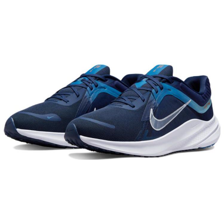 Nike Мужские кроссовки Quest 5 Midnight Navy Blue Pure-Platinum DD0204-400