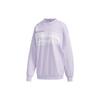 Neo Letter Print Drop Shoulder Sweatshirt Women Sweatshirt Light-Purple FU1054