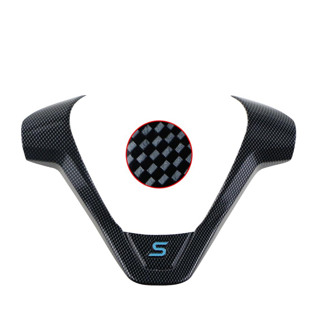 Защитные наклейки на руль автомобиля из АБС-пластика с блестками для Ford New Fiesta Ecosport 2009-2016