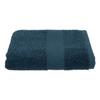 Serviette De Toilette - 50 X 90 Cm - 100% Coton Éponge - Couleur Bleu Egeen - Lavable En Machine