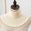 1Pc Scarf Knitted Fake Collar Warm Windproof Detachable