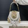 Ladies' New Elegant Diamond Studded Backpack Multifunctional Bead Fashion Crossbody Bucket Bag