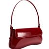 Home Red Baguette Underarm Bag Autumn New Product Stylish Simple Commuter Flip Retro Shoulder Bag