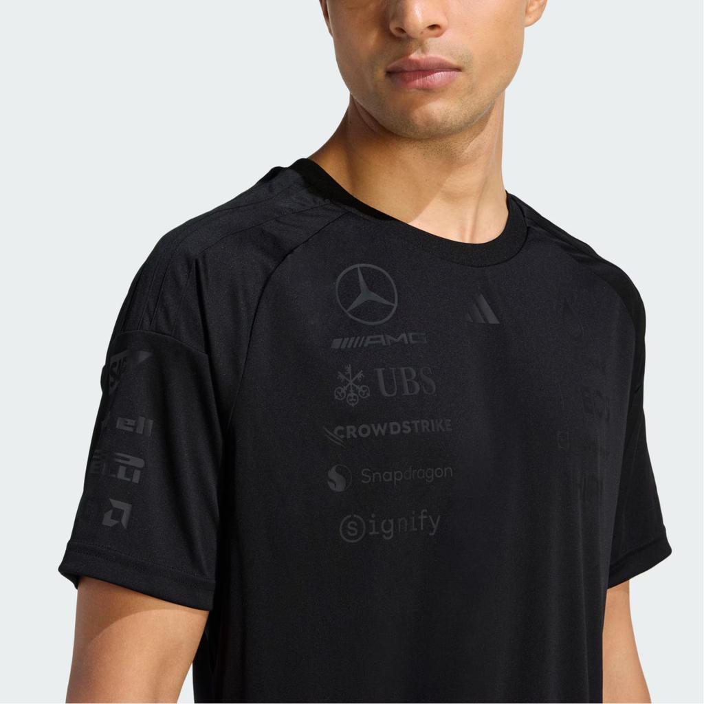 adidas MERCEDES AMG PETRONAS FORMULA 1 TEAM Гоночная футболка Мужская KE5938