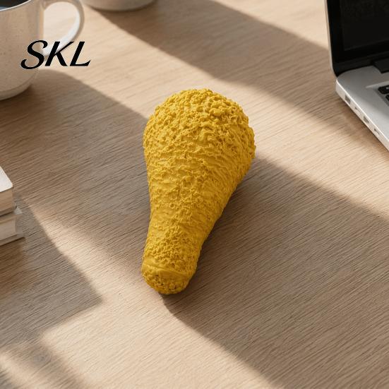 Food Simulation Toy Fried Chicken Leg Squeeze Toy, Soft Slow Rebound Stress Reliever Glue Fidget for Adults And Kids, Realistic Texture Decompression