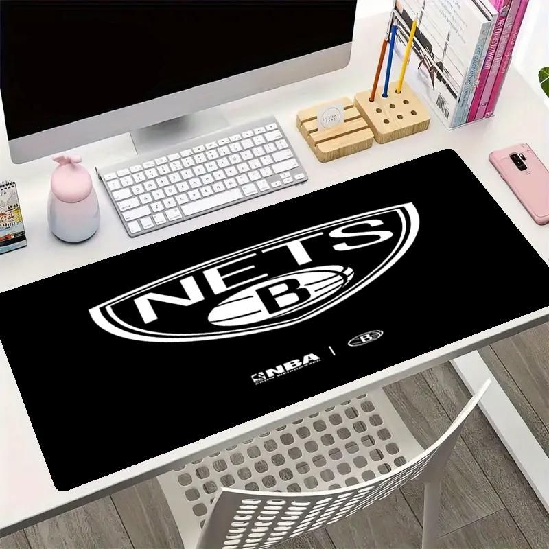 Brooklyn Nets Theme Mouse Pad, Non Slip Rubber Base, Multifunctional Office & Home Decor, Perfect for Workspace Personalization.