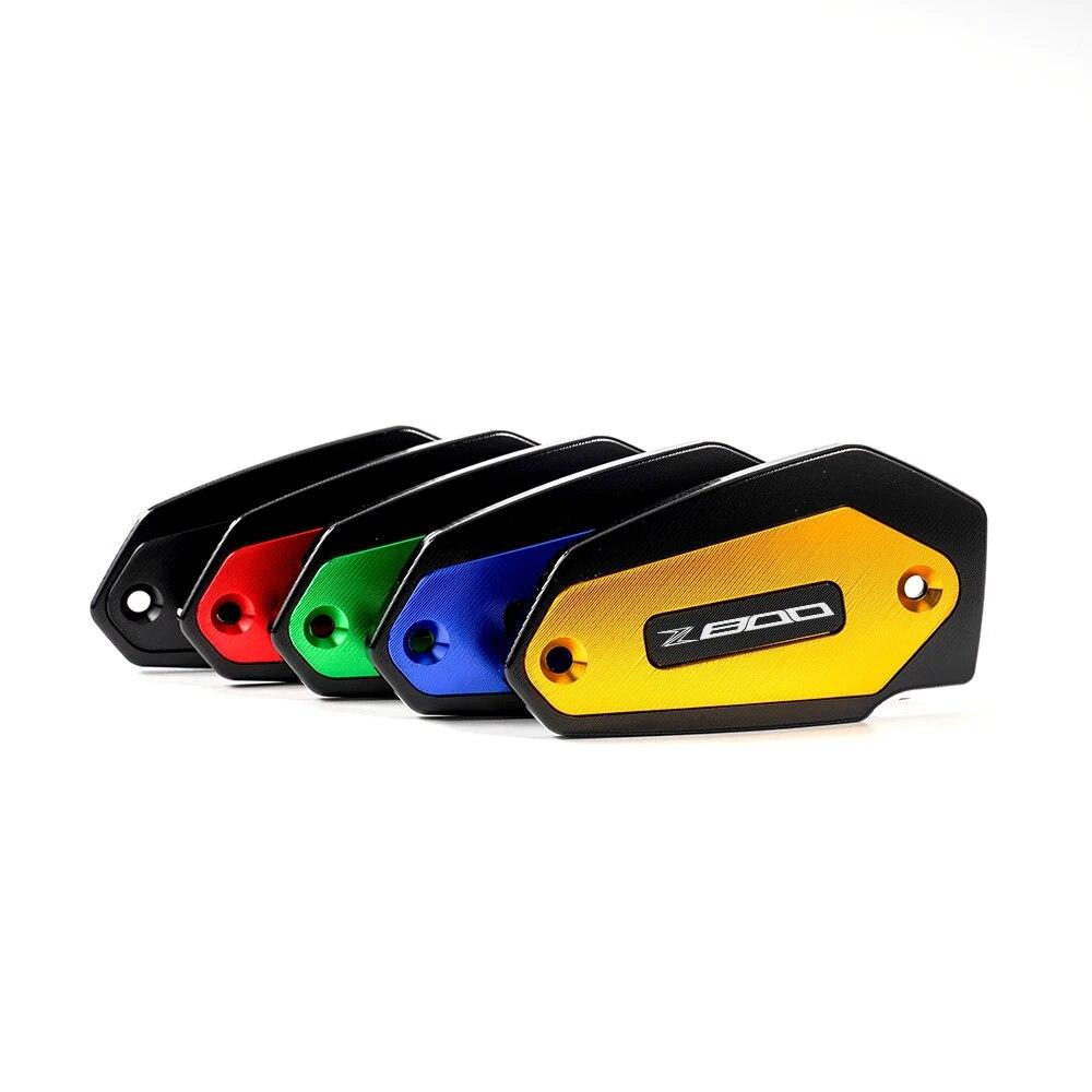 Motorcycle Accessories CNC Front & Rear Brake Fluid Cylinder Master Reservoir Cover Cap For KAWASAKI Z800 2013 2014 2015 2016