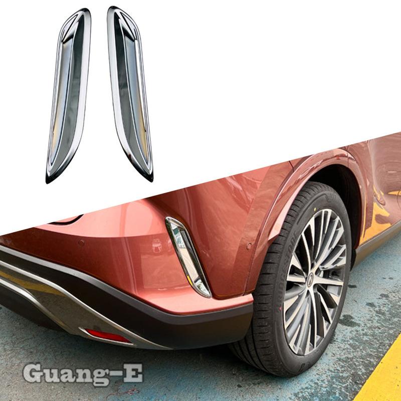 Для Lexus RX 350 350h 450h+ 500h 2024 ABS Пластик Зеркало Задний Бампер Автомобиля Вентиляционное Отверстие Декоративная Накладка Накладка на Бровь Аксессуары