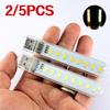 2/5PC 8 LED Mini Portable USB Lamp DC 5V Camping USB Lighting for PC Laptop Mobile Power Bank Gadget