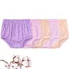 New Cotton Ladies Underwear Triangle Underwear Middle-aged Mother Large Size Printing Comfortable Middle-aged 1 Piece