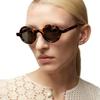 Fashion Uv400 Round Sunglasses New Retro Full-Rim Glasses Men And Women Trend Outdoor Sunscreen Eye Protection Sunglasses