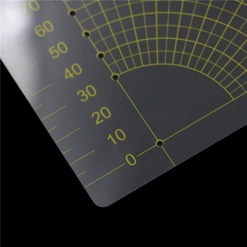 1 шт. швейные инструменты для пэчворка скрапбукинг круг веер линейка ремесло