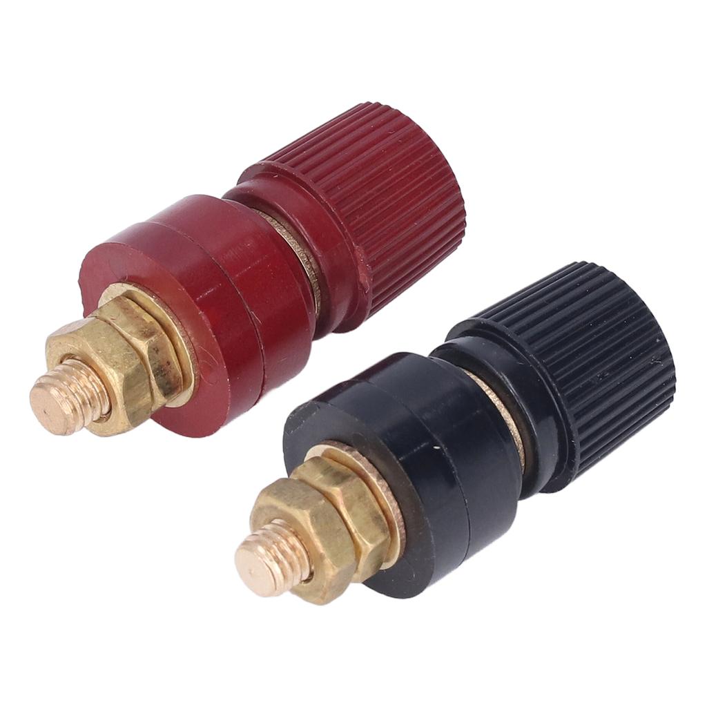 5 комплектов клемм питания, стабильная передача, простая установка, гибкий M6, черный, красный, регулятор напряжения