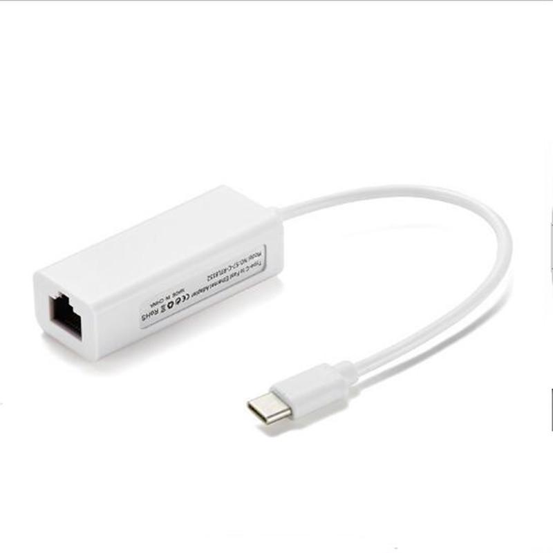Driver-Free 100M Ethernet Adapter: Type-C/USB to RJ45 for Mobile/Computer