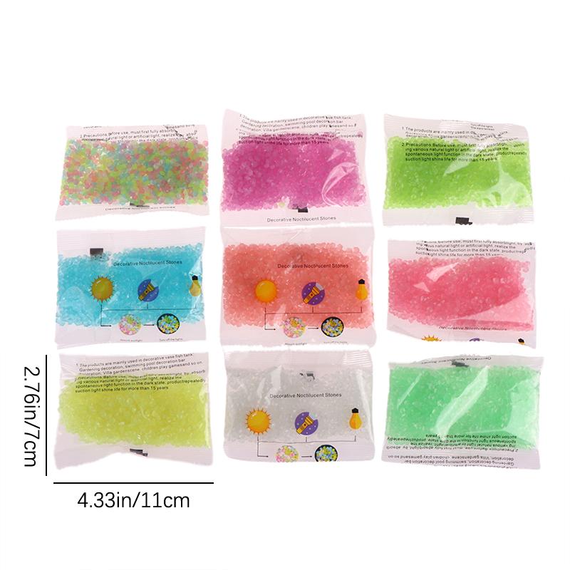 1000 шт. светящийся песок, светящаяся в темноте галька, камень, домашний сад, уличная дорожка, украшение для газона, аквариумный декор, 3-5 мм