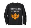 Humor Phoenix Animals Simple Fire Bird Spirit Phoenix Long Sleeve T-Shirt