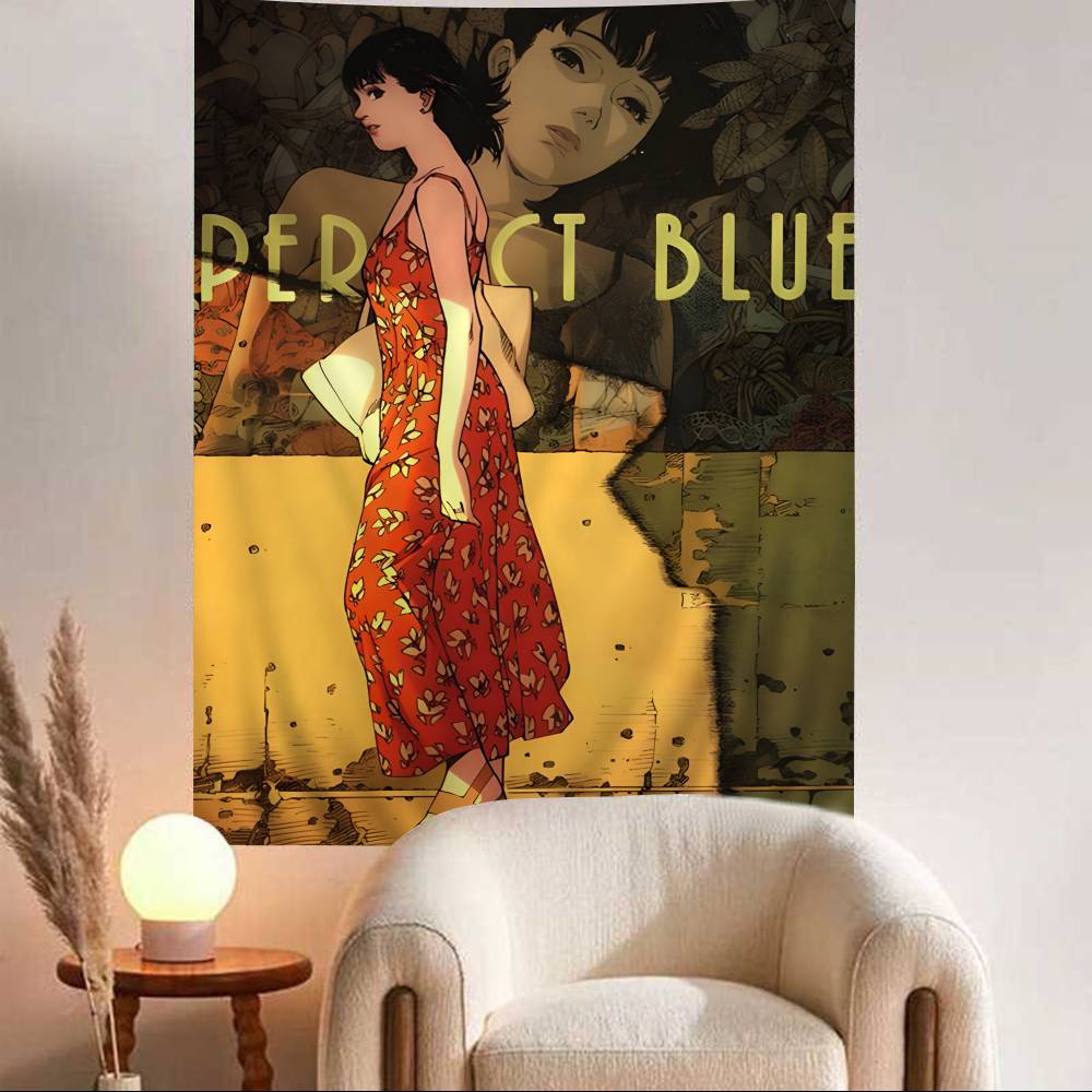 Anime Kon Satoshi Perfect Blue Anime Tapestry Indian Buddha Wall Decoration Witchcraft Bohemian Hippie Wall Hanging Sheets