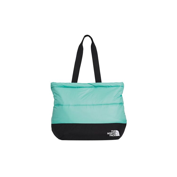 The North Face Nuptse 33L Casual Sports Tote Bag Shopping Bag Shoulder Handheld Outdoor Bag Unisex tote bags Green Black NF0A81BU-864