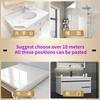 Marble Self Adhesive Wallpaper Bathroom Vinyl Wall Stickers Waterproof Contact Paper for Kitchen Decorative Film Home Decor